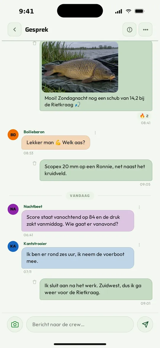 Praten waar het over gaat.